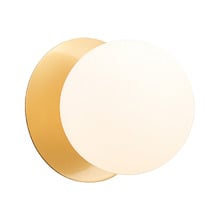 Lassie Opal Frosted Glass Warm White LED Outdoor Wall Light